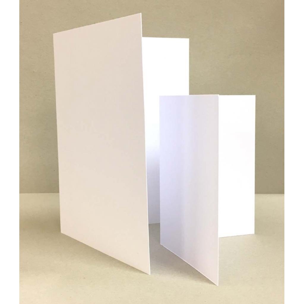 300gsm A5 Folding to A6 White Card Blanks | Mankey Monkey