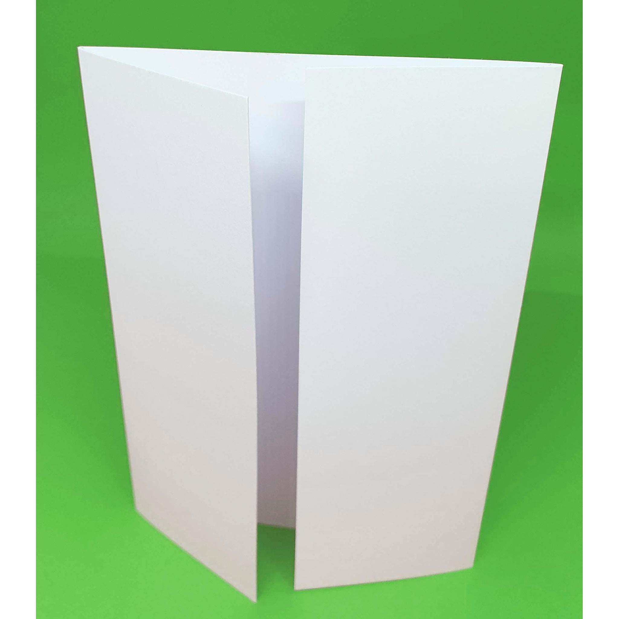 300gsm A5 Gate Fold Pre Scored Card Blanks Mankey Monkey